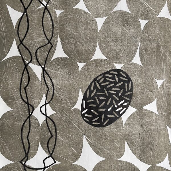 Linnaeus` s dream. Monotype on acetate. 2025