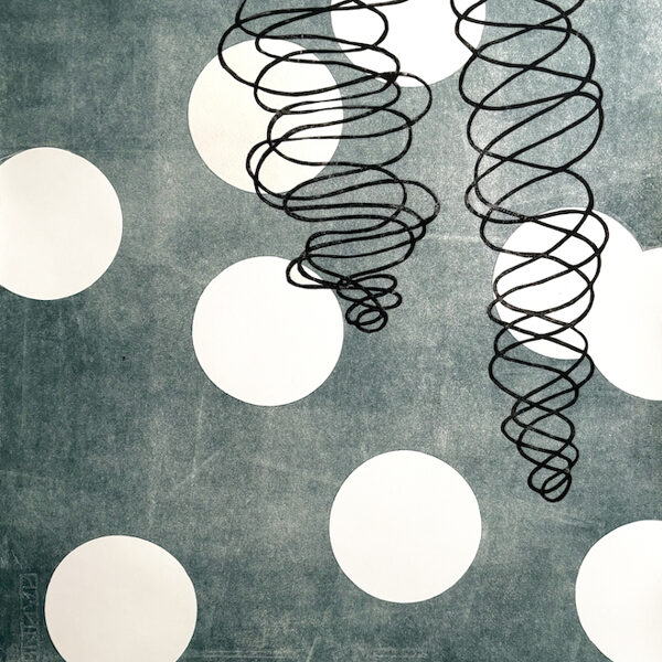 Anacreóntica. 2024. Monotype on acetate. 52 x 38,5 cm