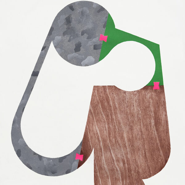 Penitent Magdalene. 2025. Woodcut/Stencil. 52 x 38,5 cm