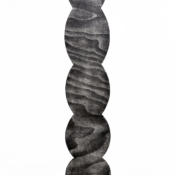 Kouros. 2025. Woodcut. 52 x 38,5 cm