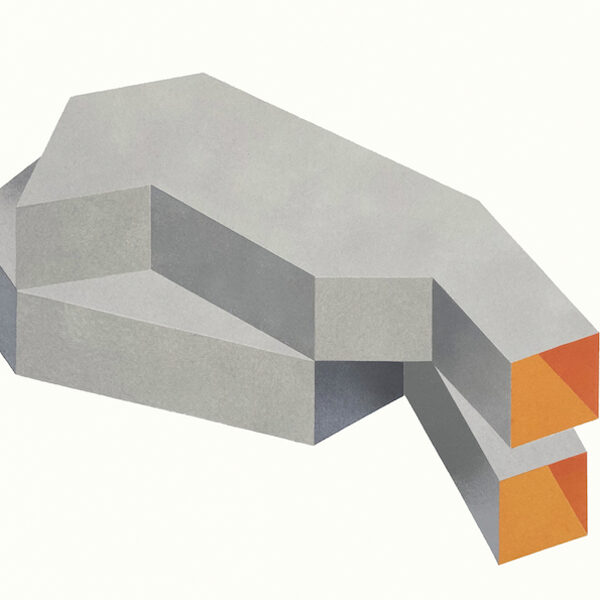 Venere dormiente. 38 x 56 cm. Stencil. 2025