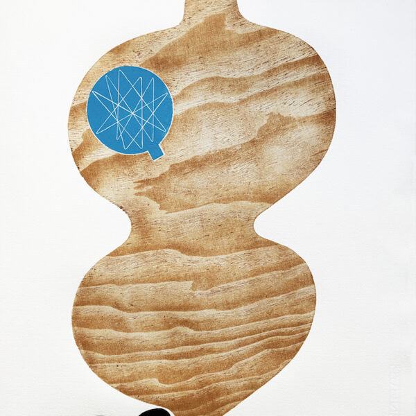 Nuda Veritas. 2025. Woodcut / Linocut. 52 x 38,5 cm. 