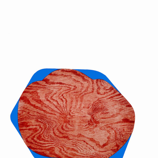 Yokanaan. 2025. Woodcut / Stencil. 52 x 38,5 cm