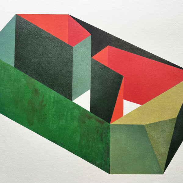 Danzig I. Stencil. 38 x 56 cm. 2025