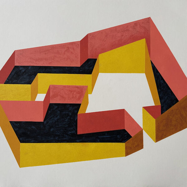 Barraganada. Stencil. 50 x 70 cm. 2025