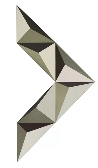 Elogio de la sombra 1. 6 piezas de 70 x 70. Composición variable