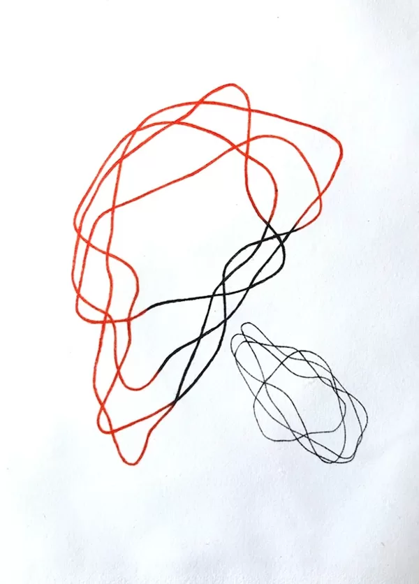 Persona. Drypoint. 2022. 28,5 x 22 cm