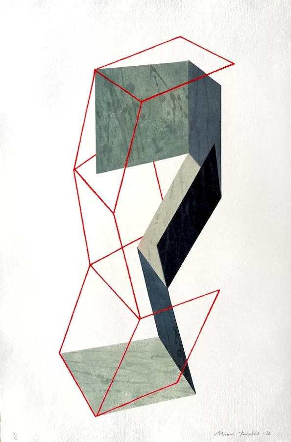 Ànima II. Stencil.  56 x 38 cm. 2026