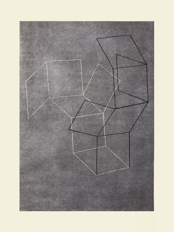 Ánima I. Linocut. 2023. 42 x 30 cm