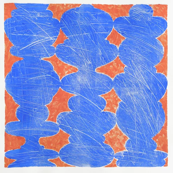 The Three Graces. Monotype on acetate. 2024. 30 x 30 cm. 