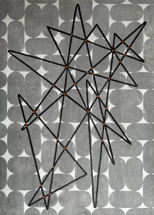 Destiny. 2024. Woodcut / Linocut. 64 x 46 cm